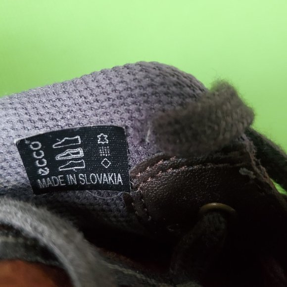 New Ecco Tan Leather Full Grain Sneakers (Size EU 43; US 10) - Picture 6 of 14